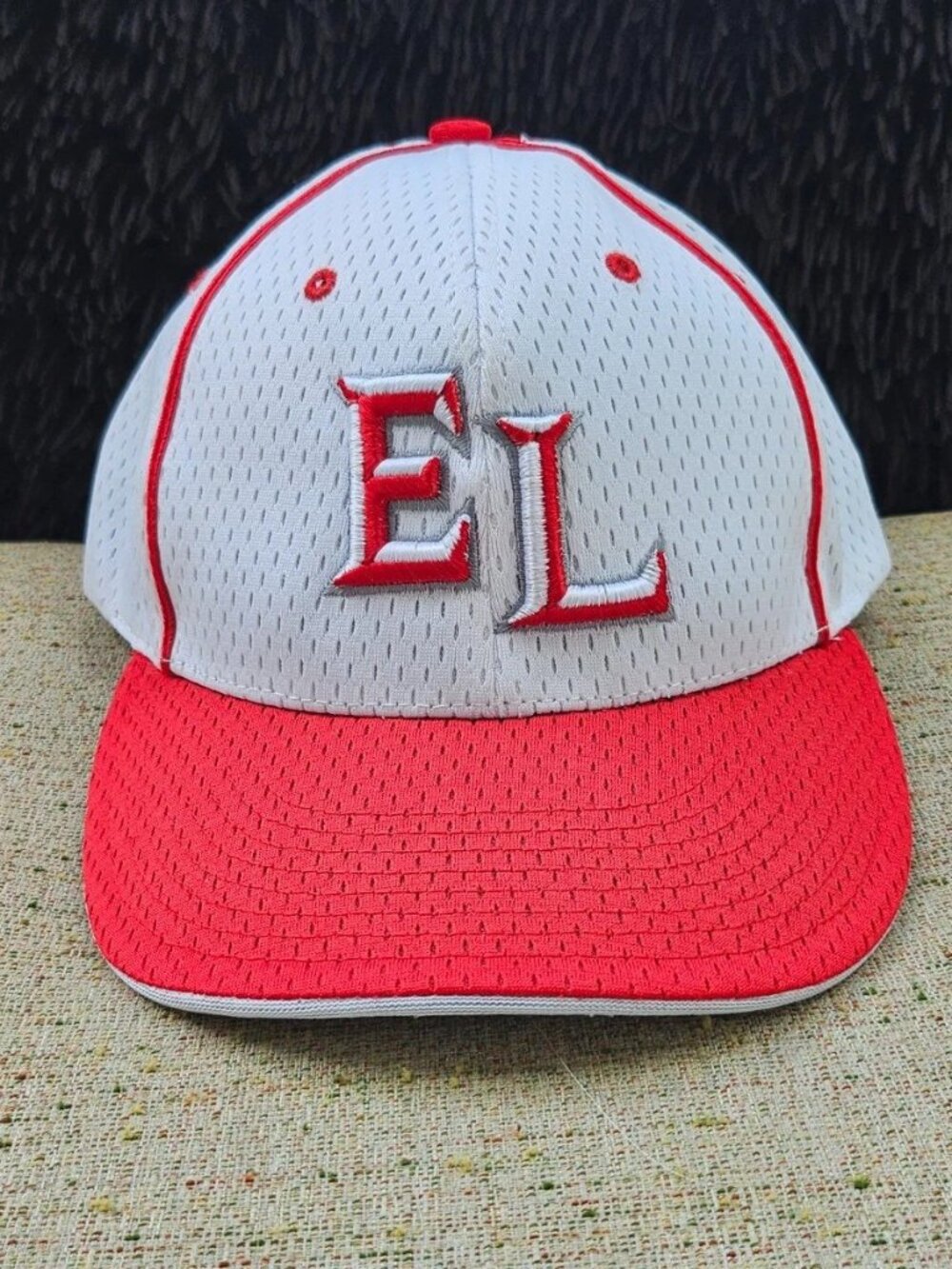 Richardson Men Hat EL Pro 412 Red/White Baseball Sport Cap Hat Size Med-LG